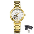🕰️ MEGIR Gold Women's Mechanical Watch – Luxury Edition