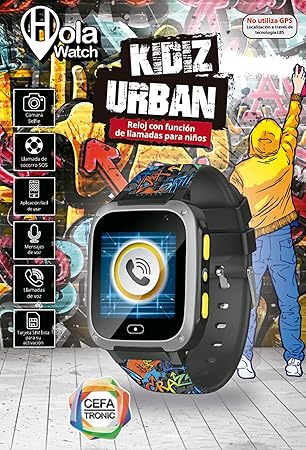 ⌚ Cefa Toys Holawatch X Plus – Fiúknak, GPS és biztonságos funkciók, graffitis szíj