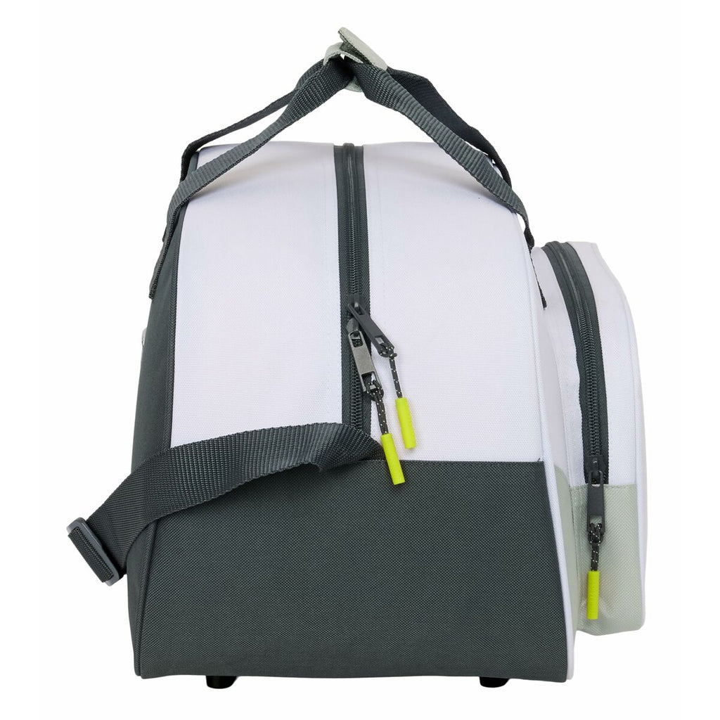 Real Madrid CF Sports Bag – White &amp; Black (Original Club Design)