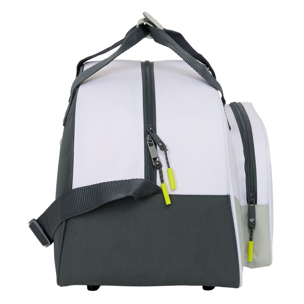 Real Madrid CF Sports Bag – White &amp; Black (Original Club Design)