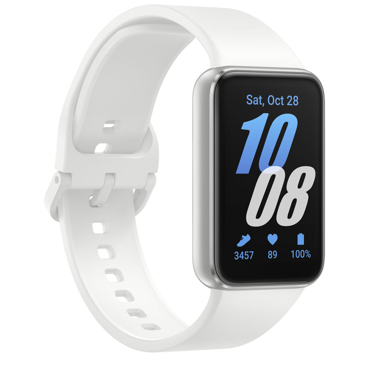 🩶 Samsung Galaxy Fit 3 Silver 40 mm – Stílus & Technológia egyben!