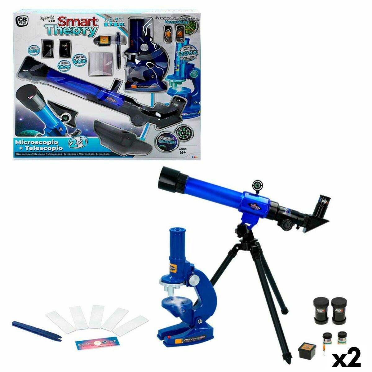 🔬✨ Colorbaby Smart Theory – Microscope &amp; Telescope Set 🌟